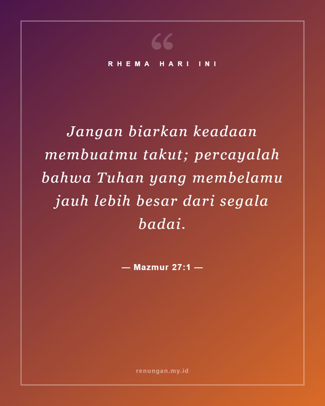 Mazmur 27:1