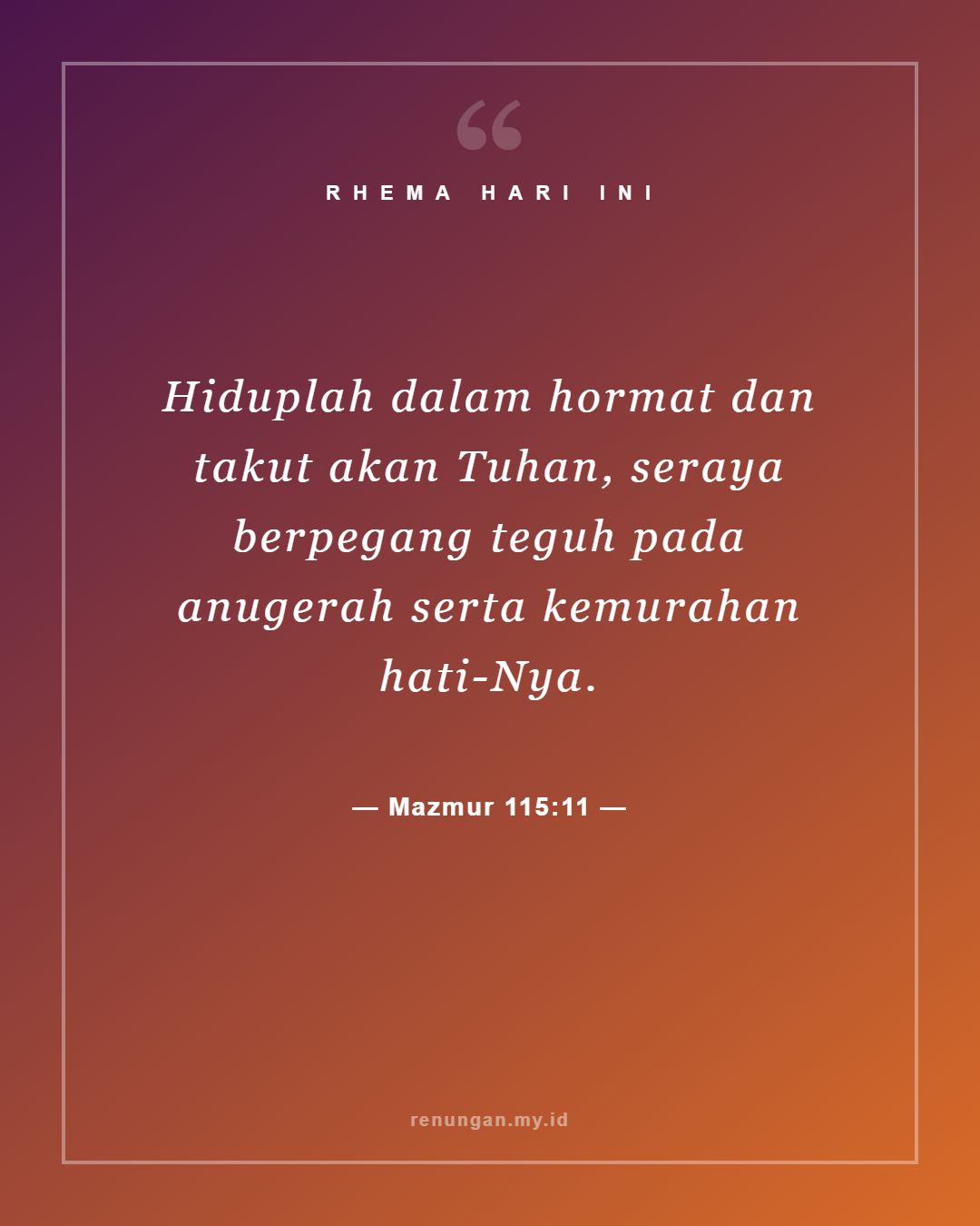 Mazmur 115:11
