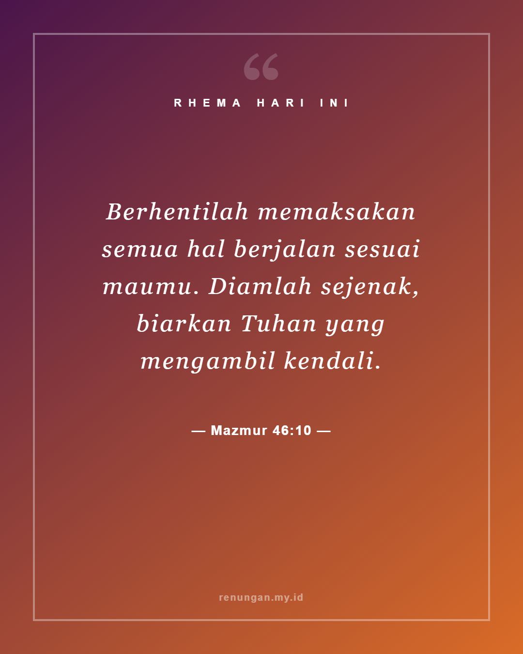 Mazmur 46:10