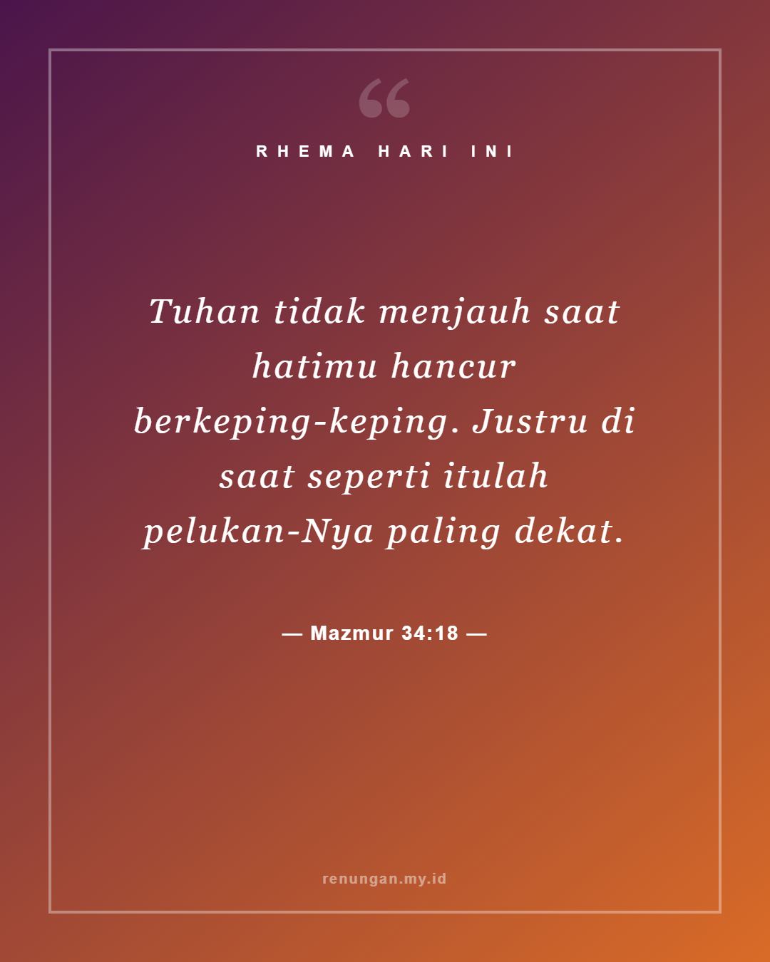 Mazmur 34:18