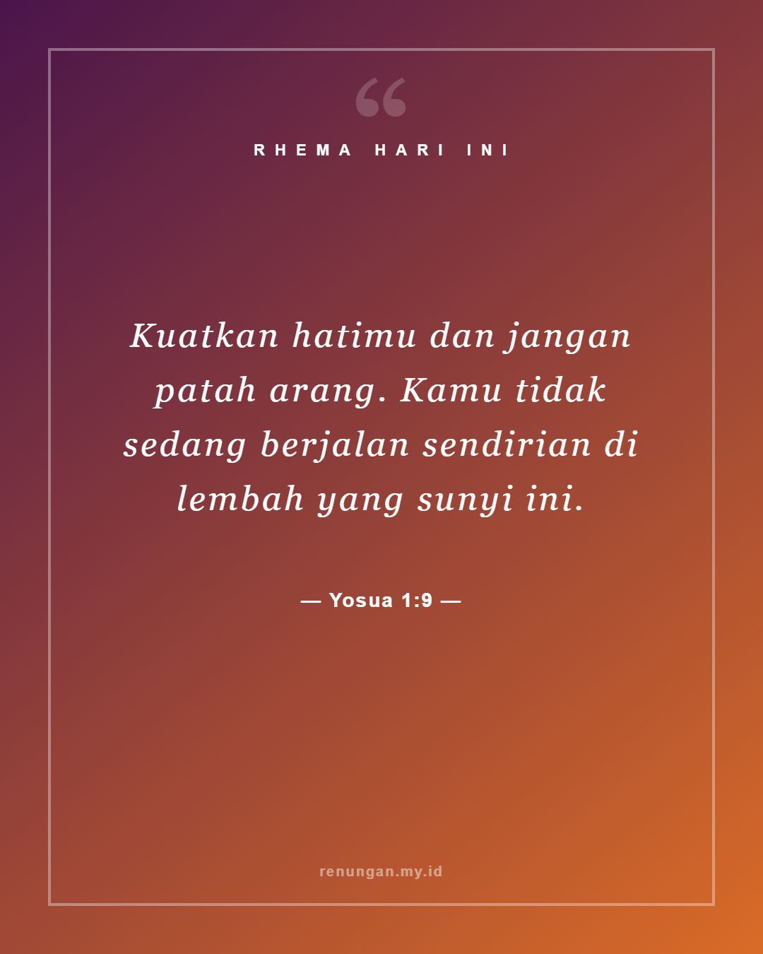 Yosua 1:9