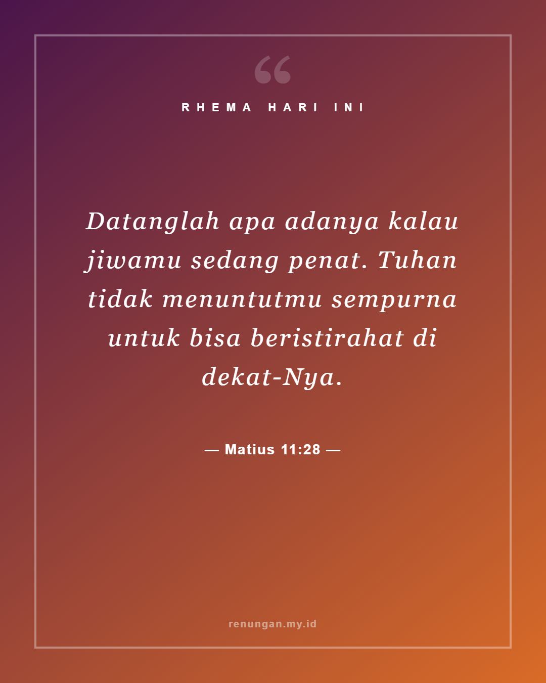 Matius 11:28