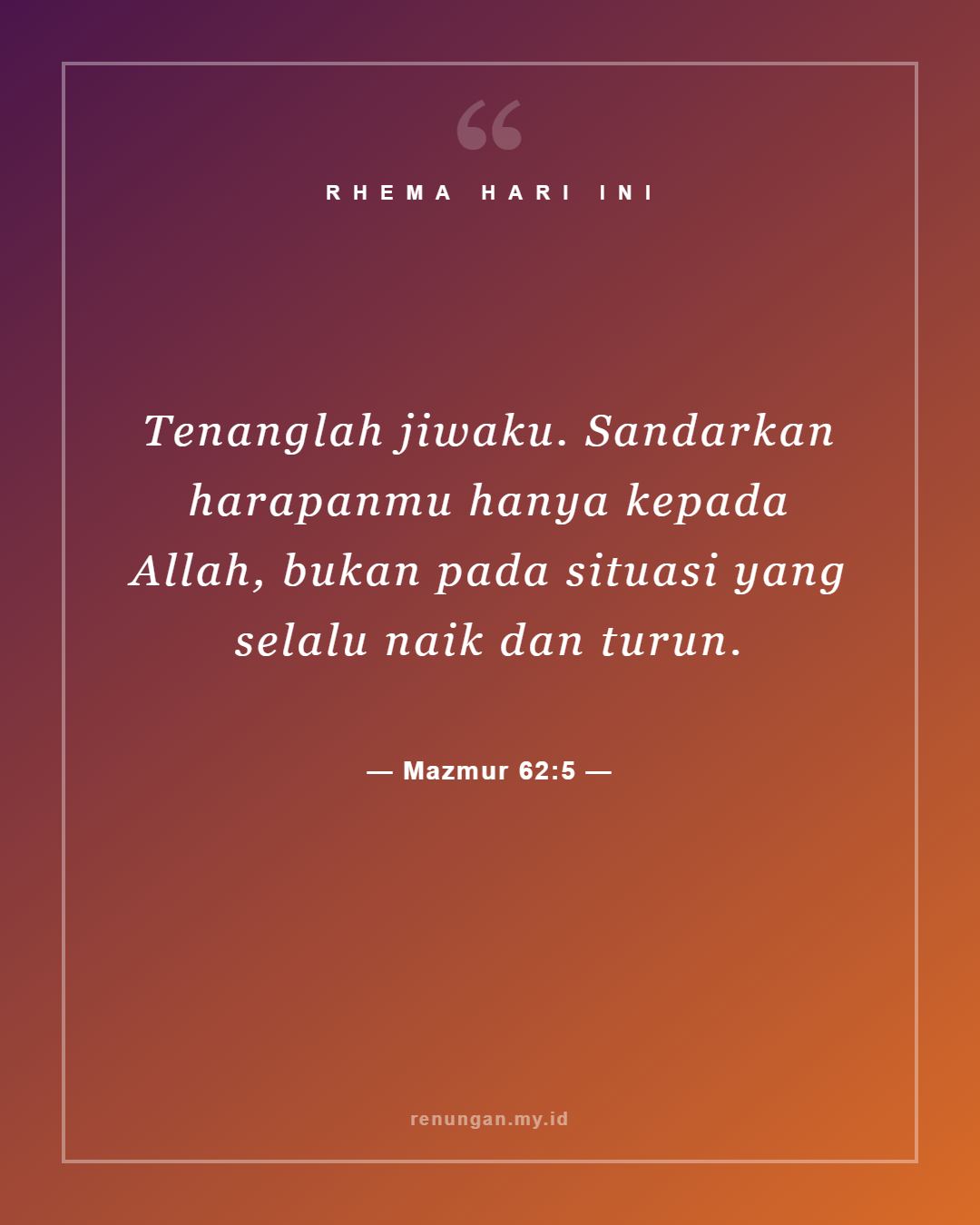 Mazmur 62:5