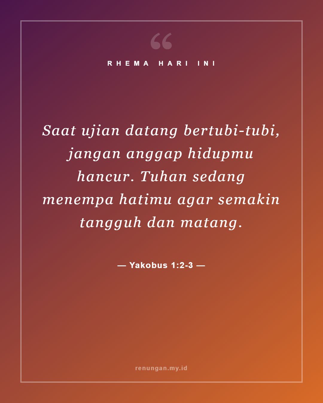 Yakobus 1:2-3