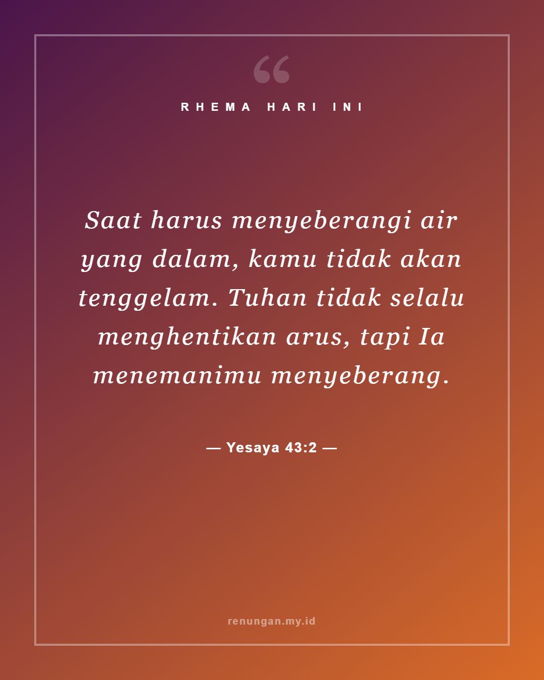 Yesaya 43:2