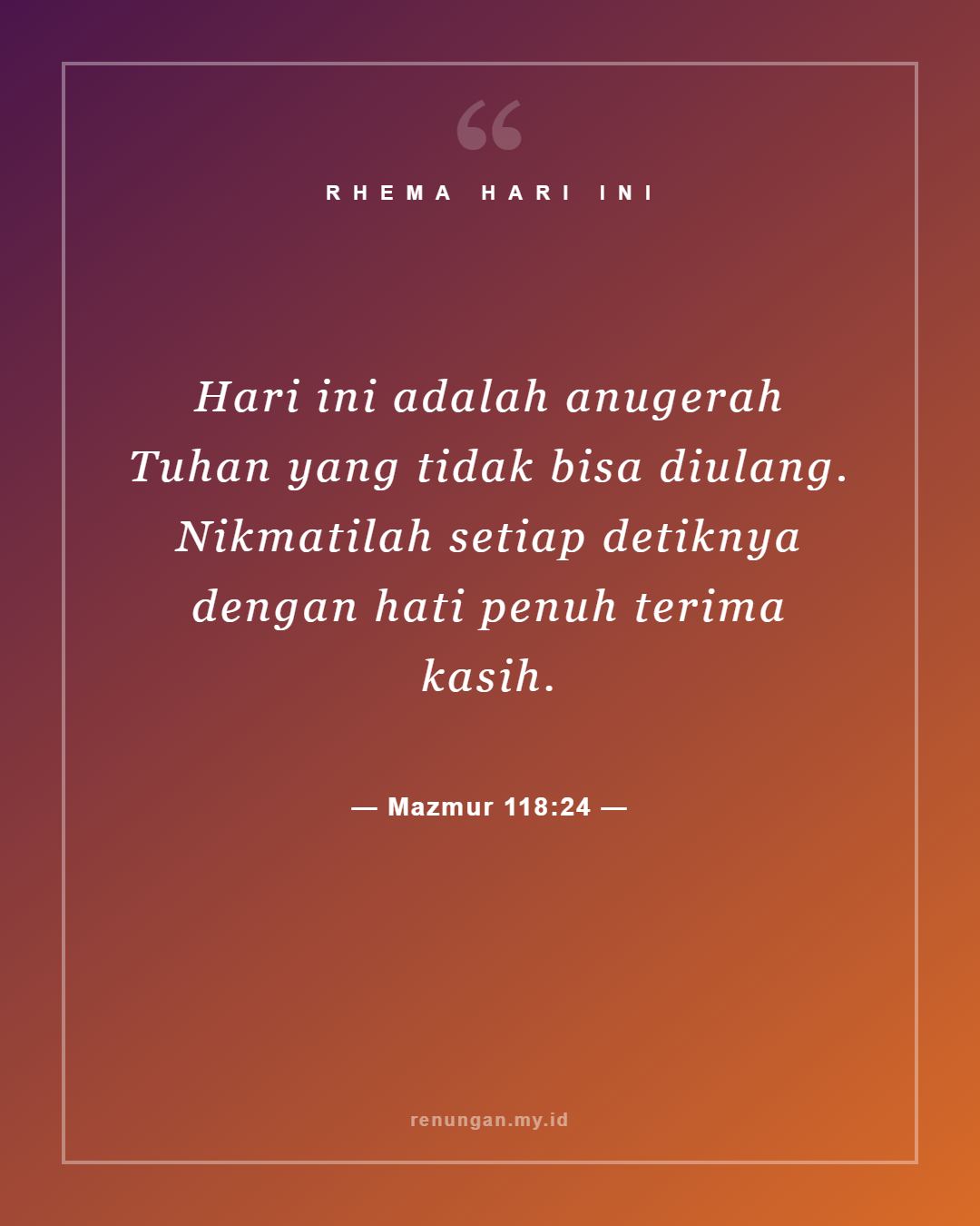 Mazmur 118:24