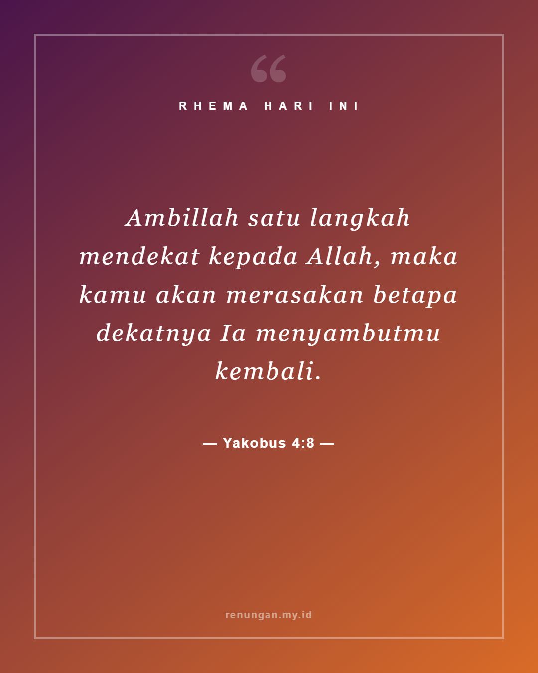 Yakobus 4:8