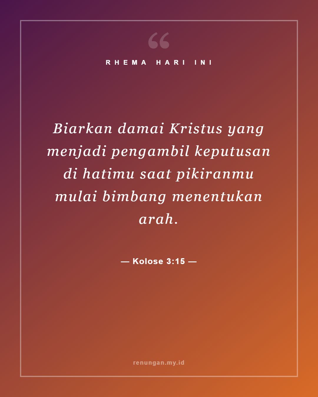 Kolose 3:15