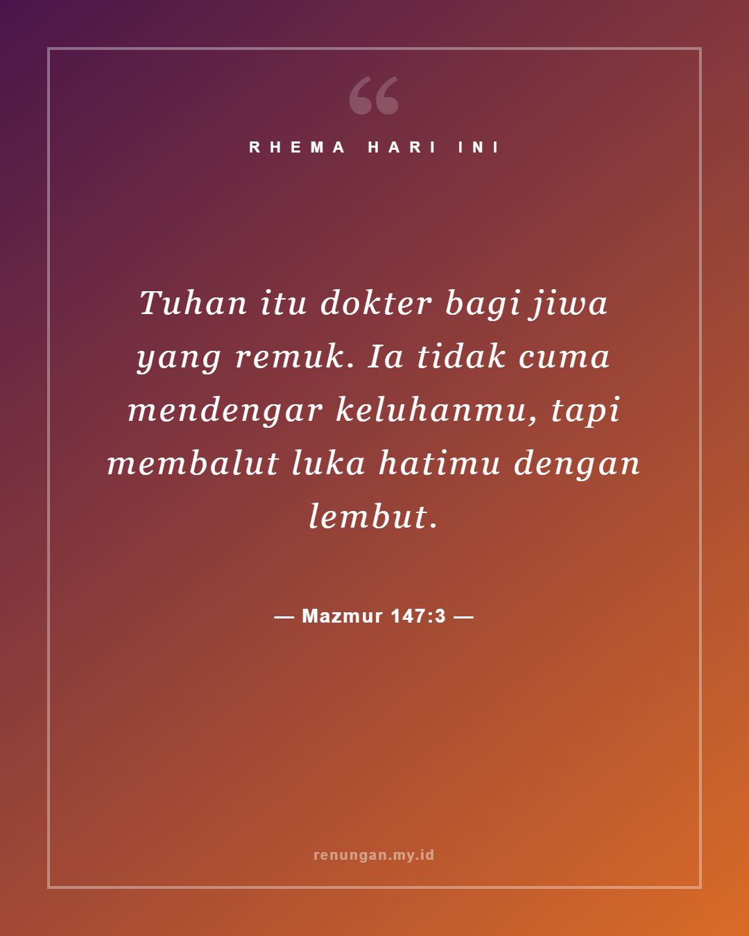 Mazmur 147:3