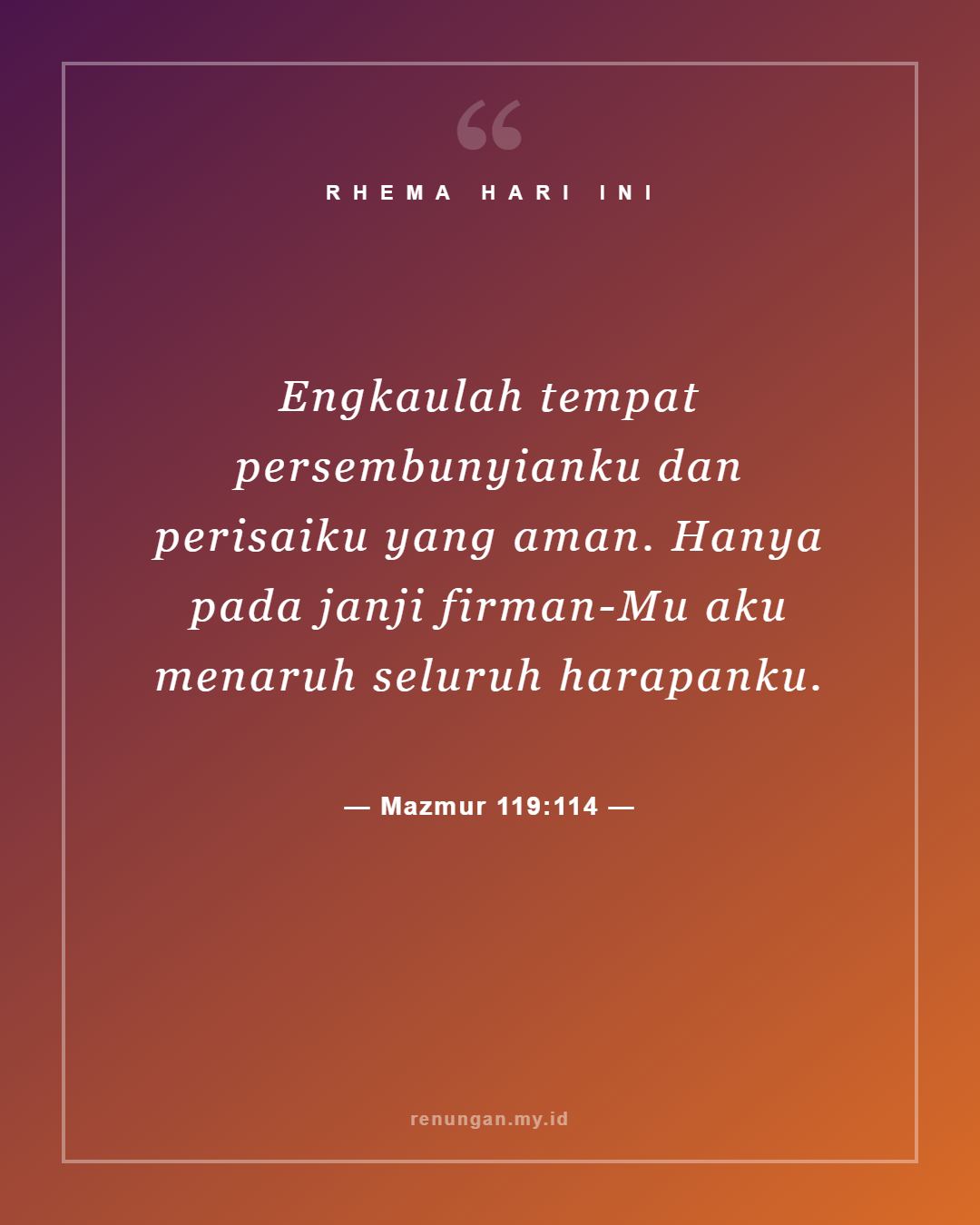 Mazmur 119:114