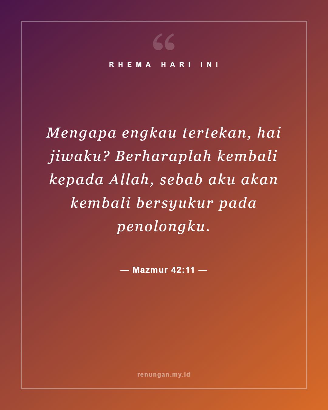 Mazmur 42:11
