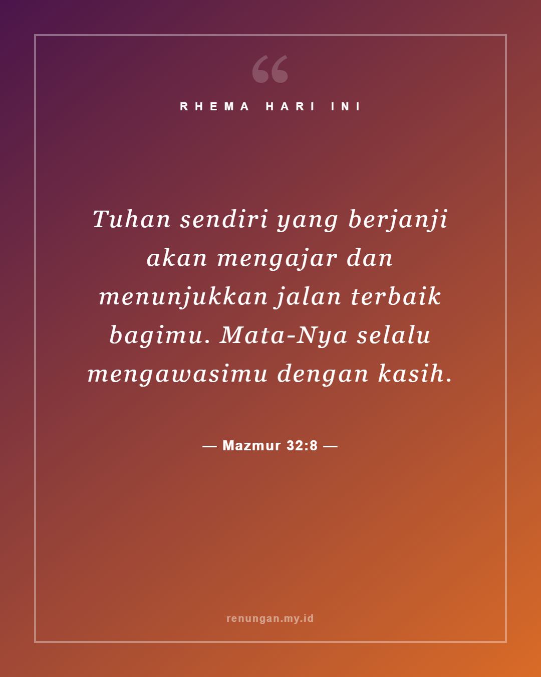 Mazmur 32:8