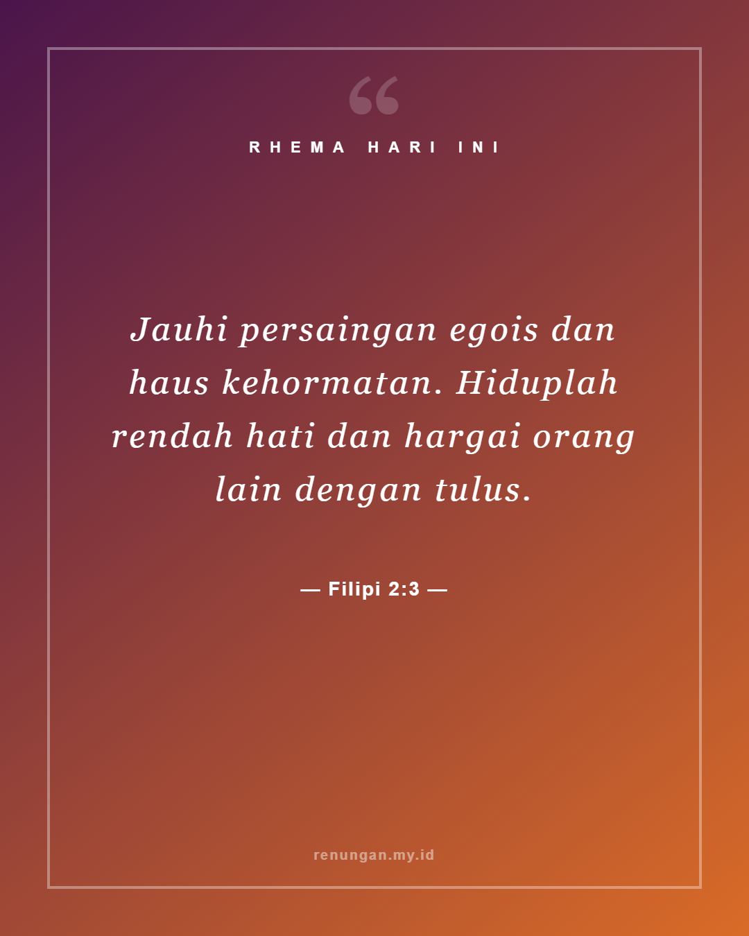 Filipi 2:3