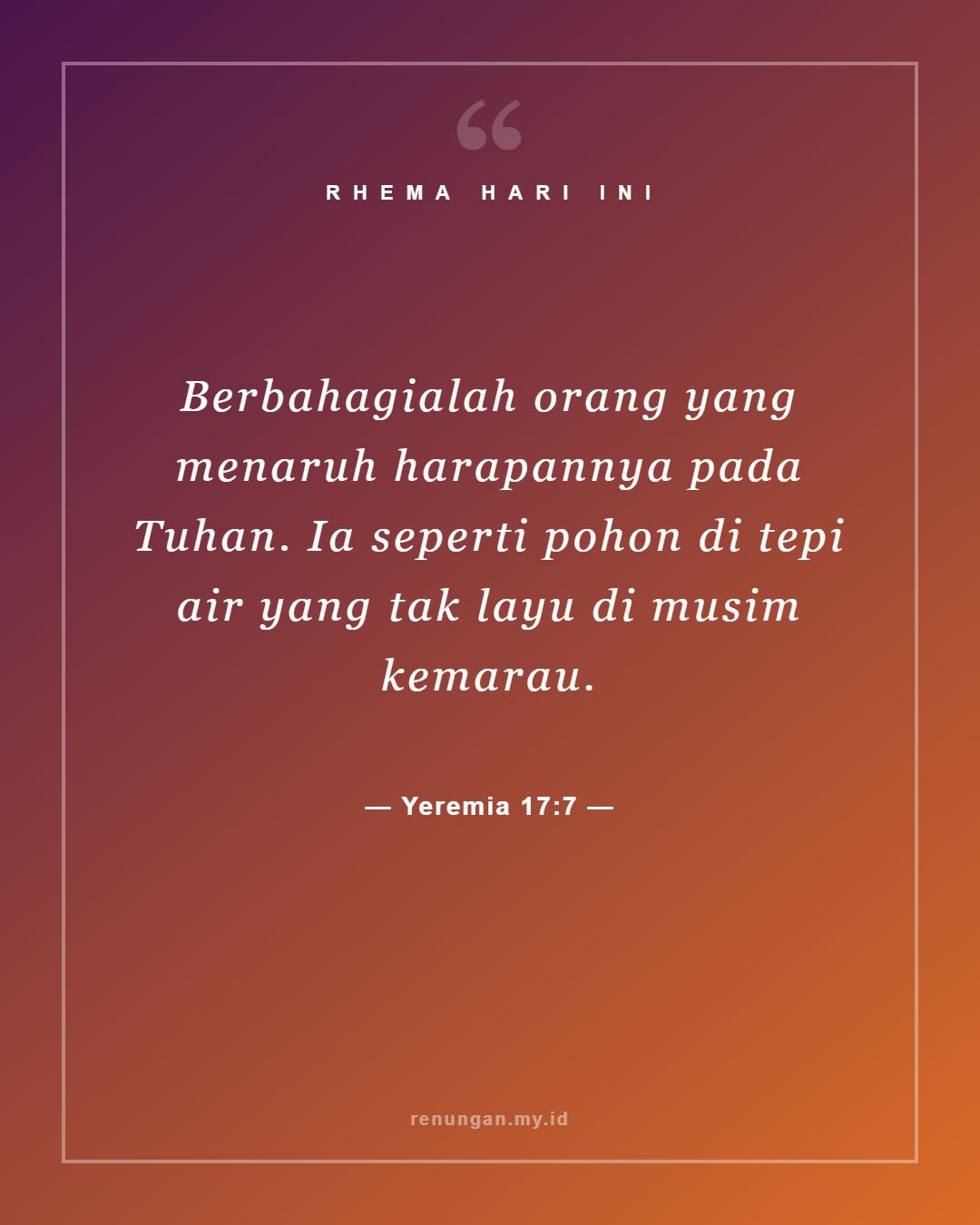 Yeremia 17:7