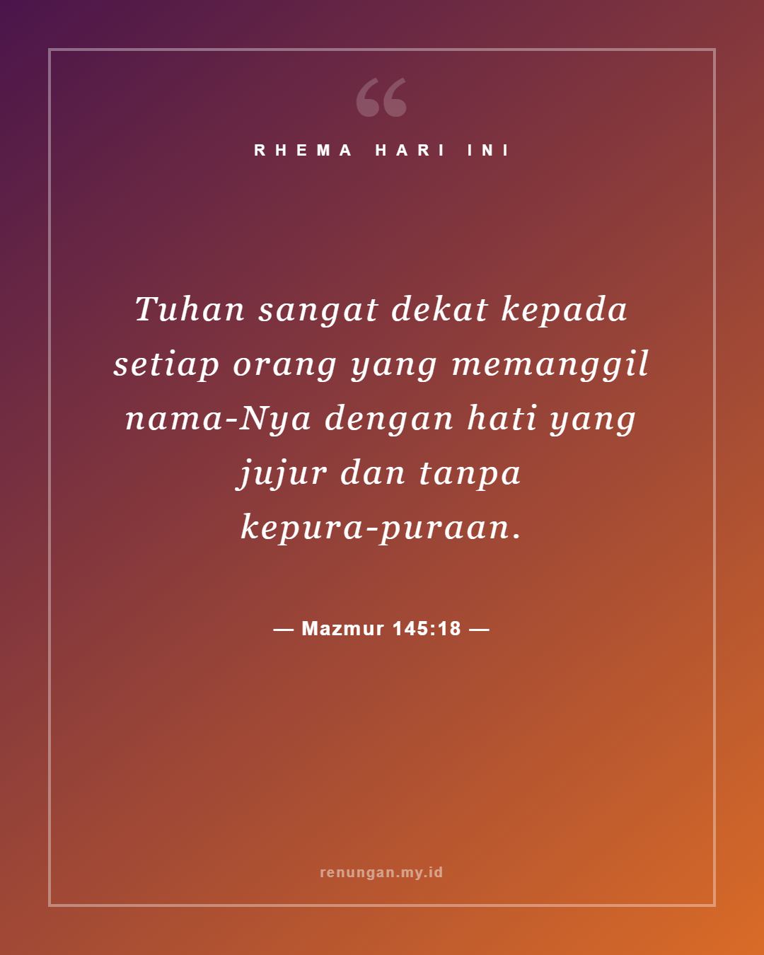 Mazmur 145:18