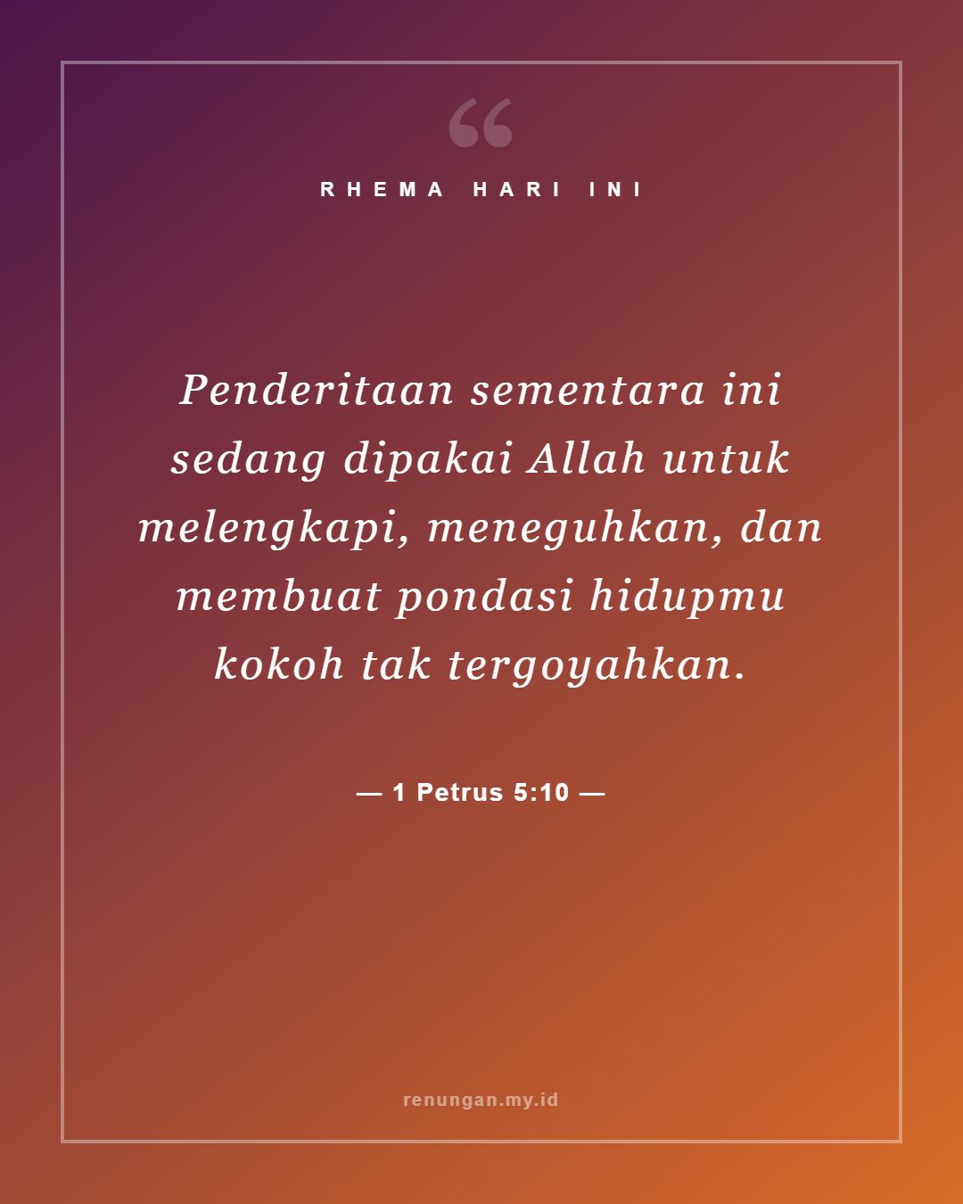 1 Petrus 5:10