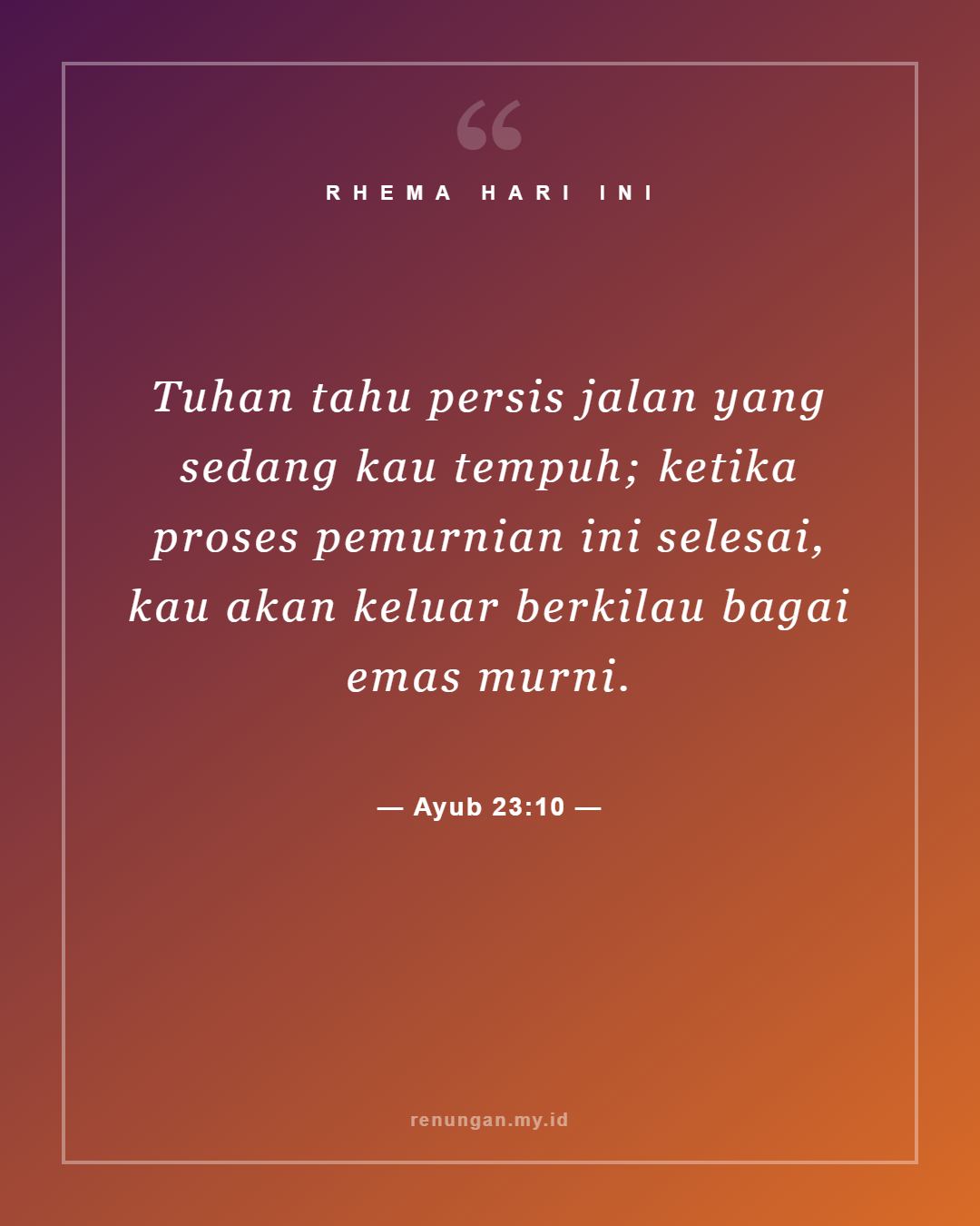 Ayub 23:10