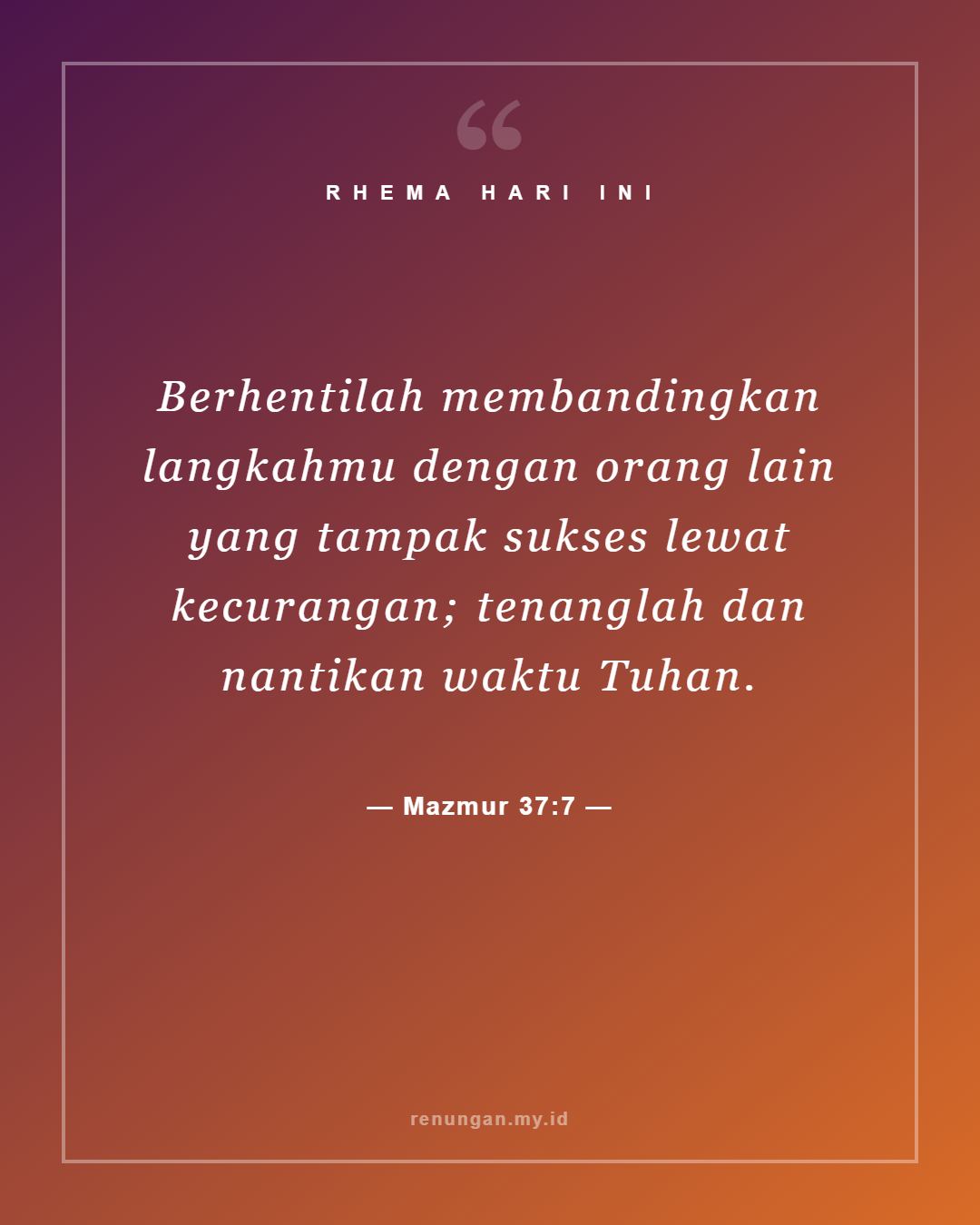 Mazmur 37:7