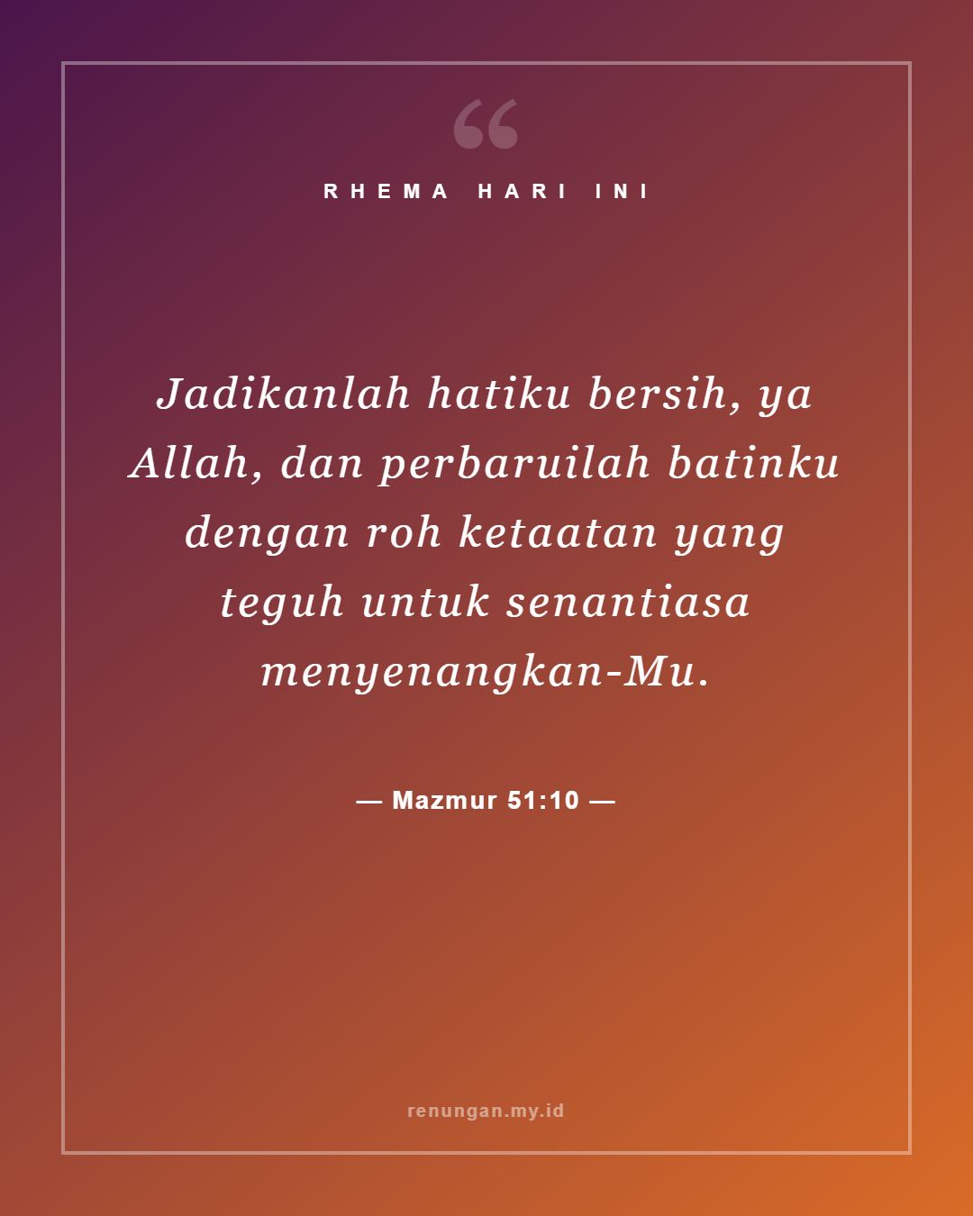 Mazmur 51:10
