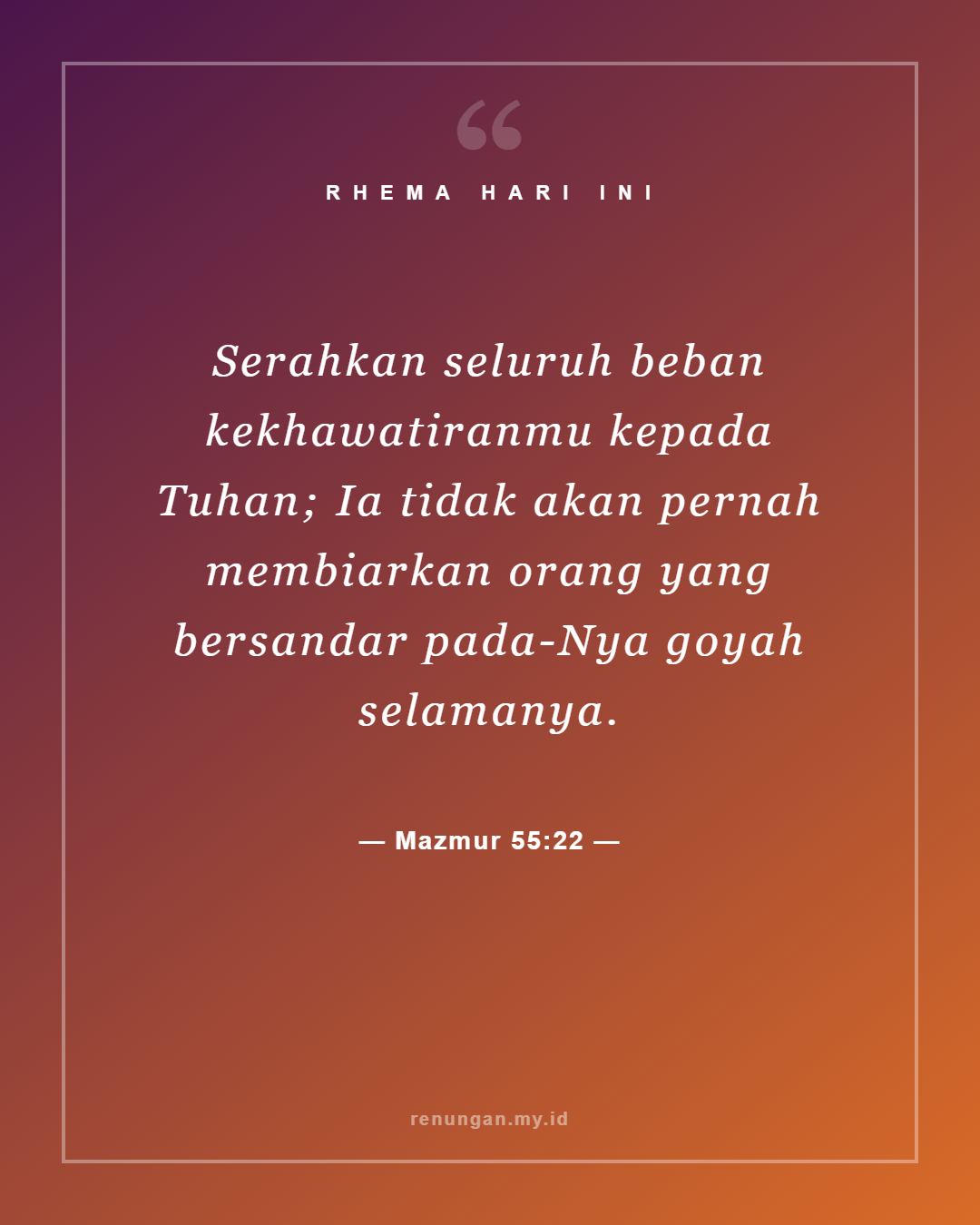 Mazmur 55:22