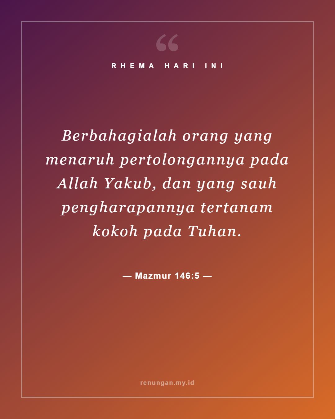 Mazmur 146:5