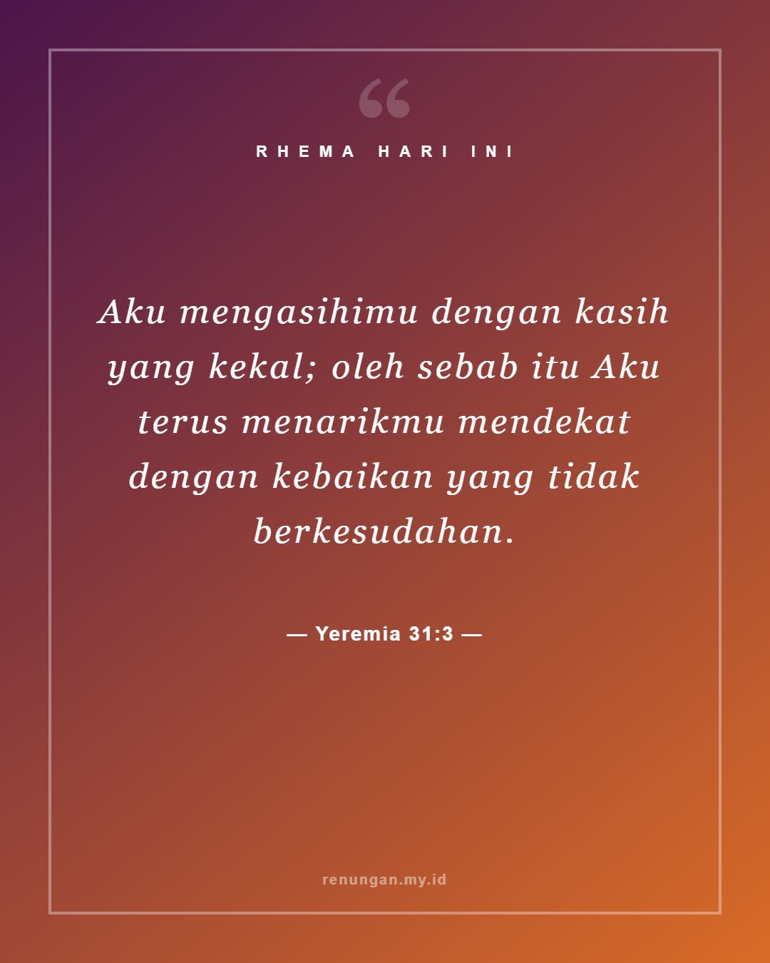 Yeremia 31:3