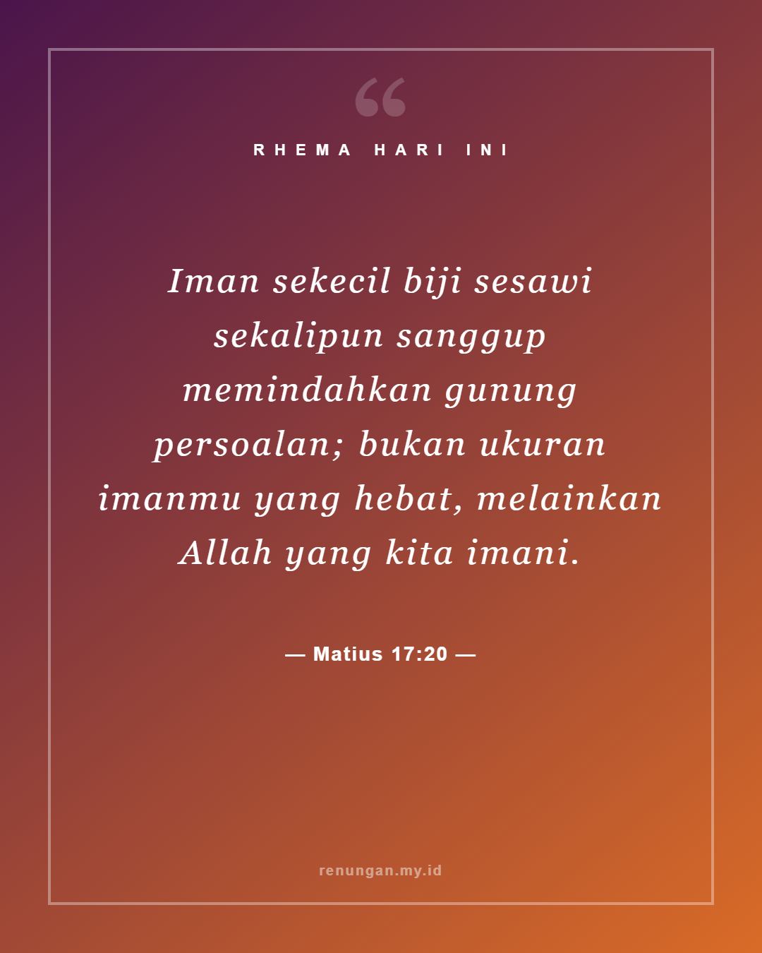 Matius 17:20