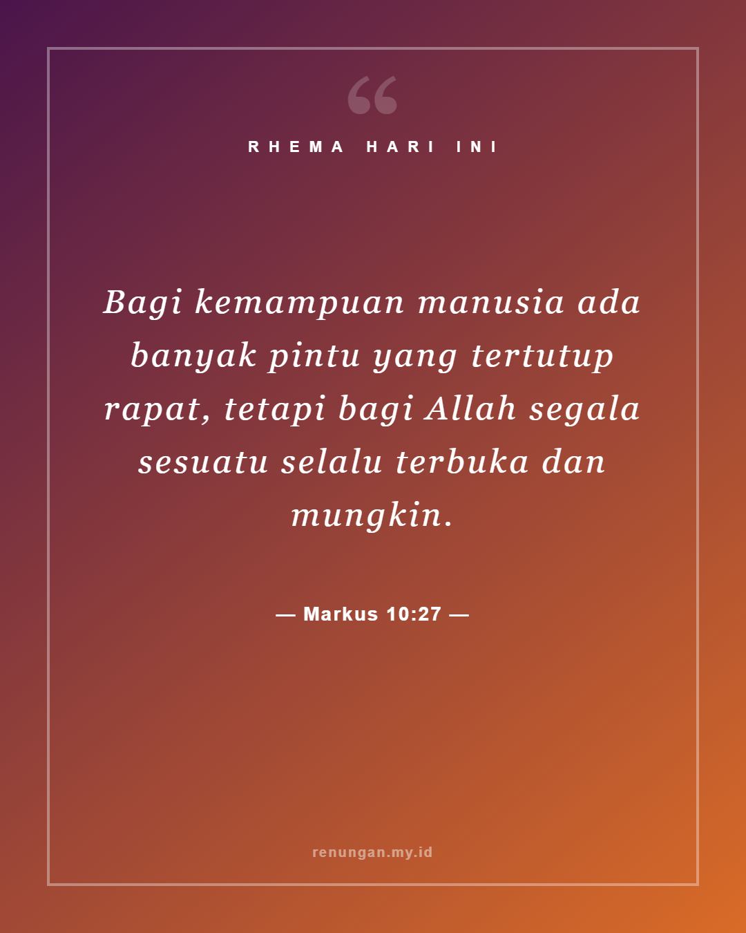 Markus 10:27