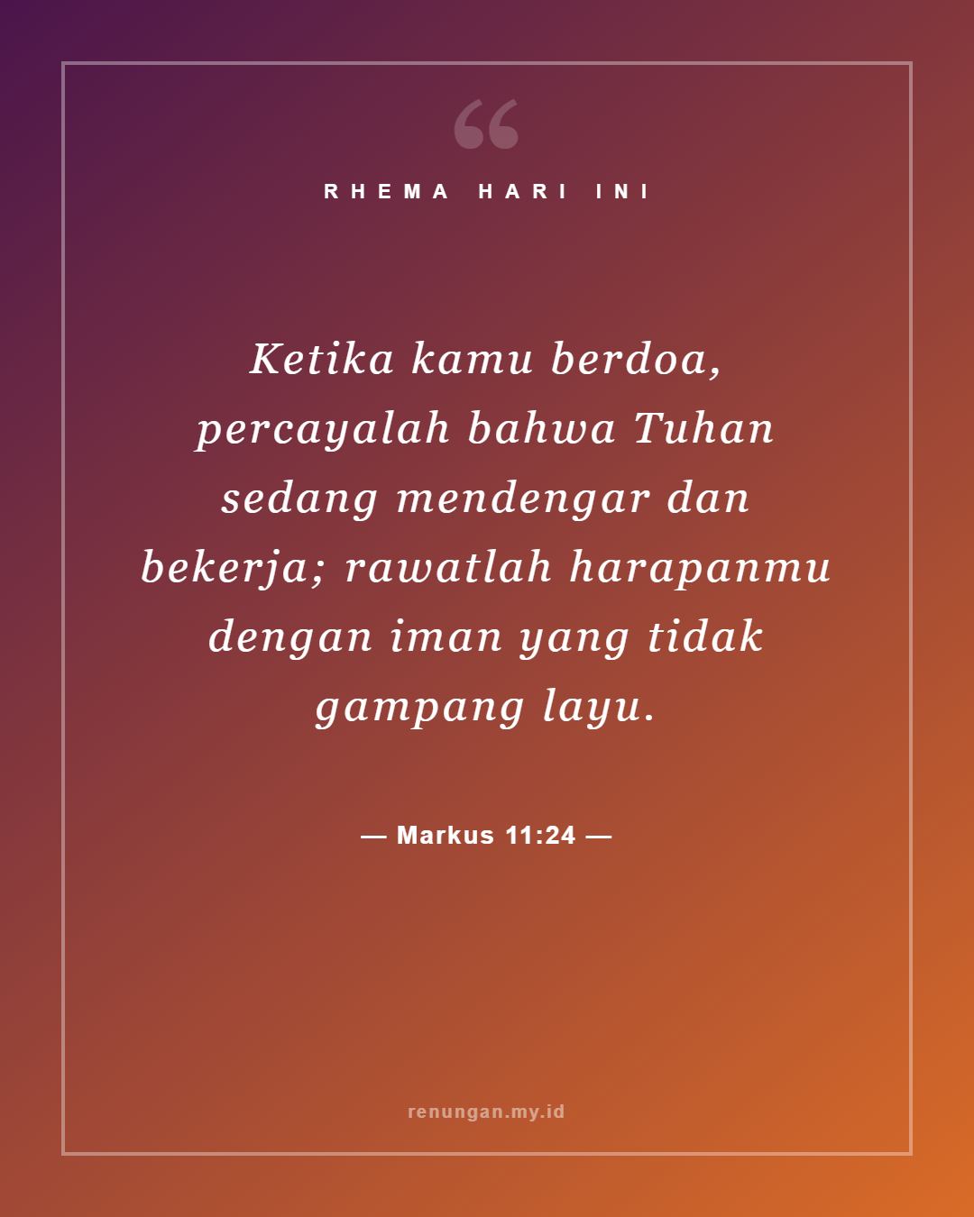 Markus 11:24