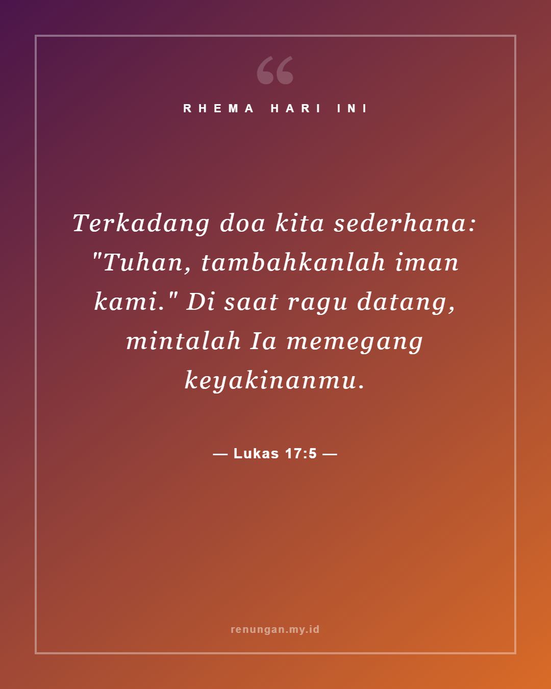 Lukas 17:5