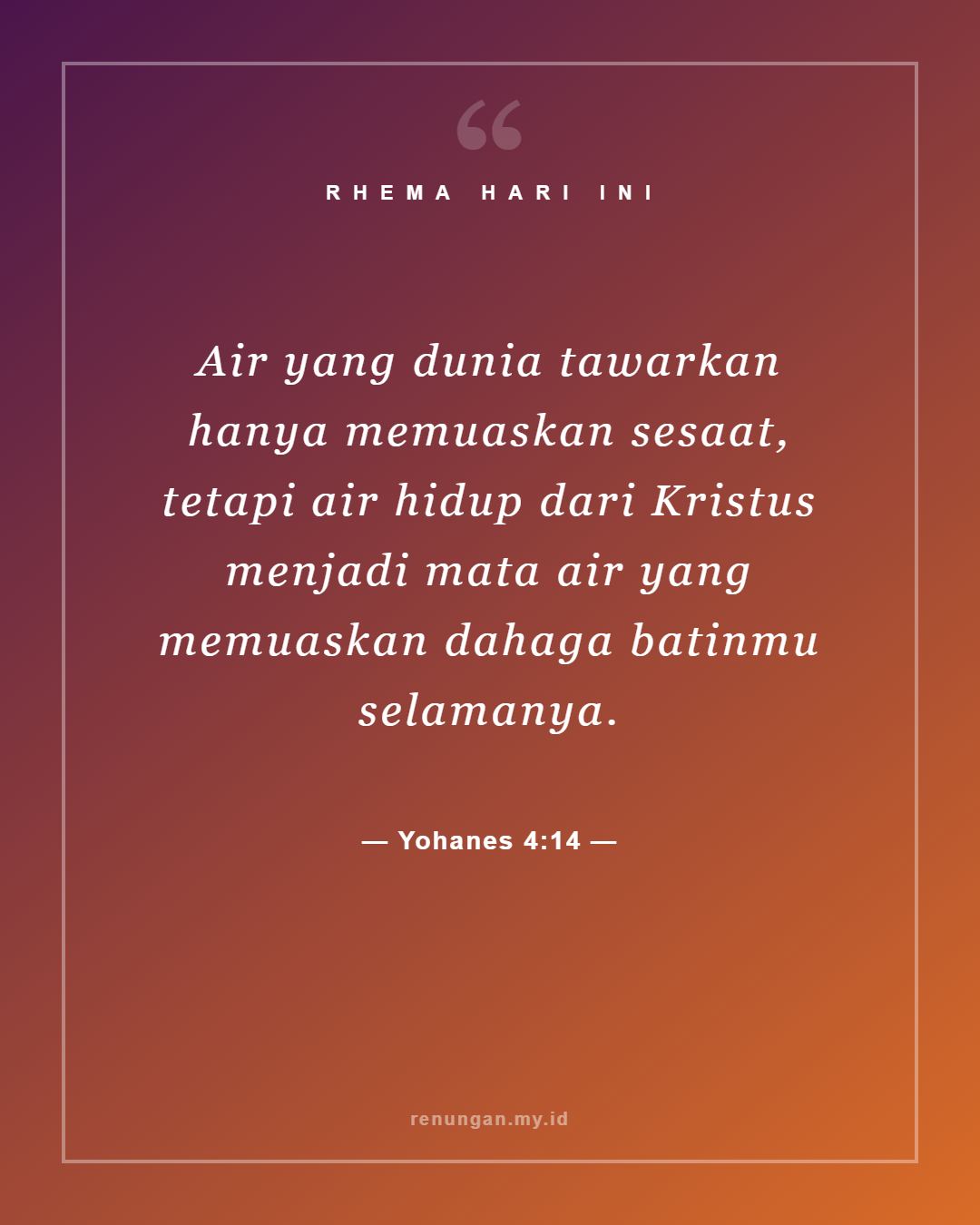 Yohanes 4:14