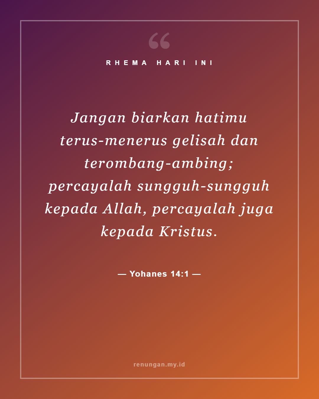 Yohanes 14:1