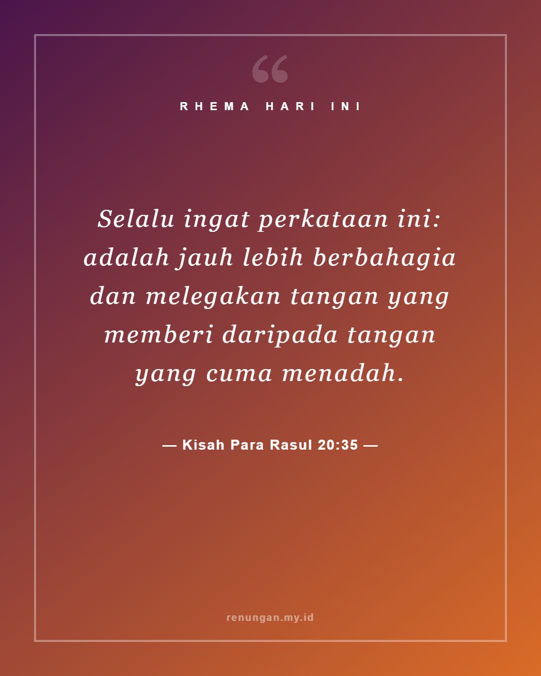 Kisah Para Rasul 20:35