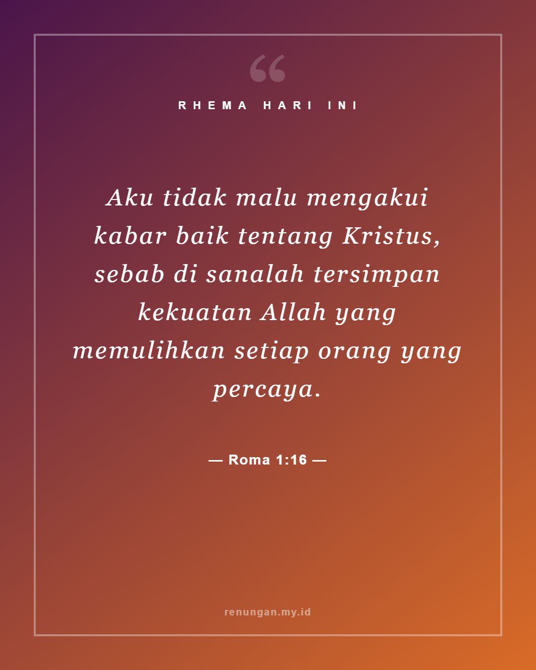 Roma 1:16