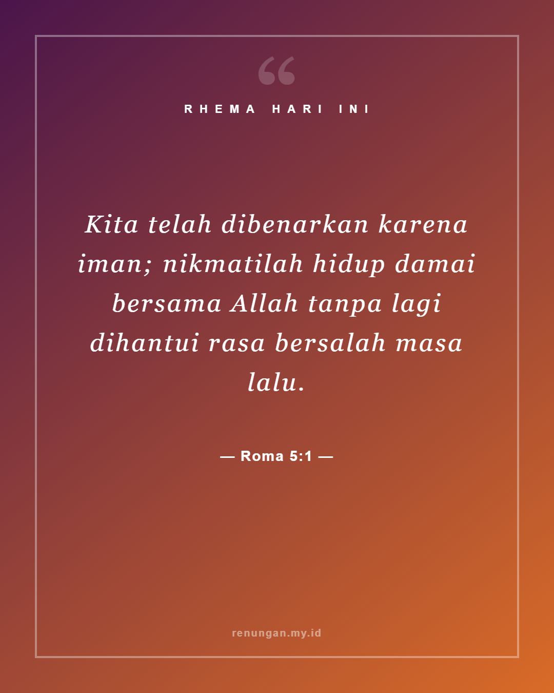 Roma 5:1