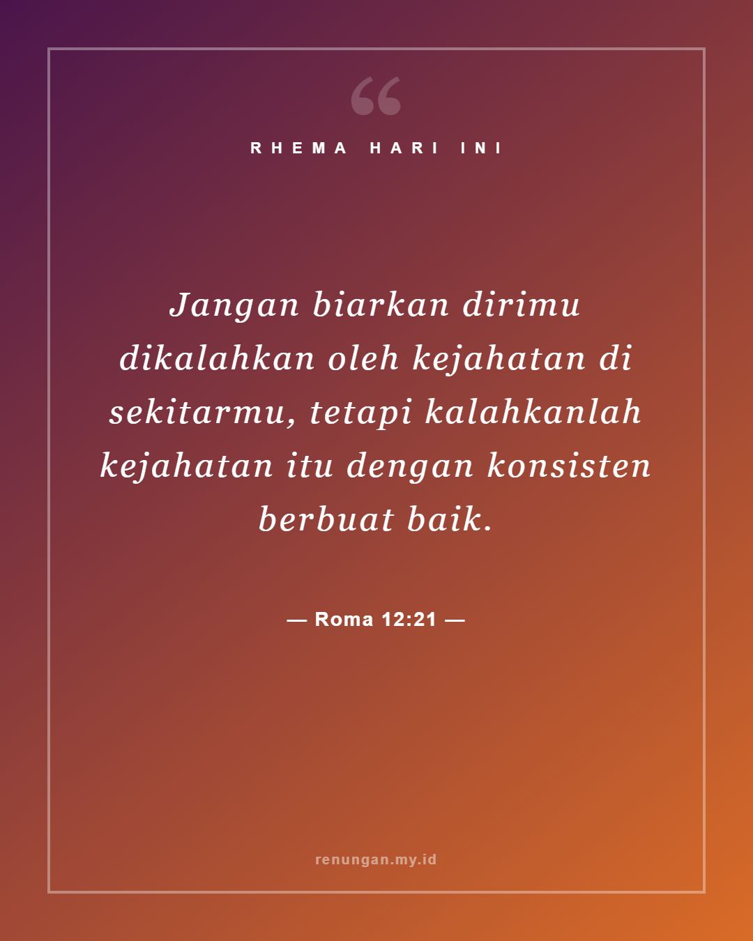 Roma 12:21