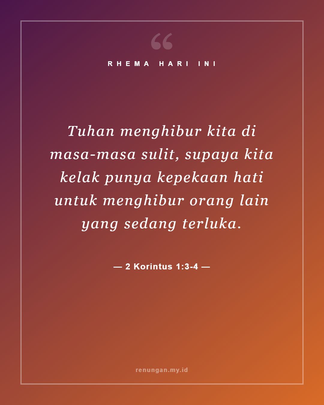 2 Korintus 1:3-4