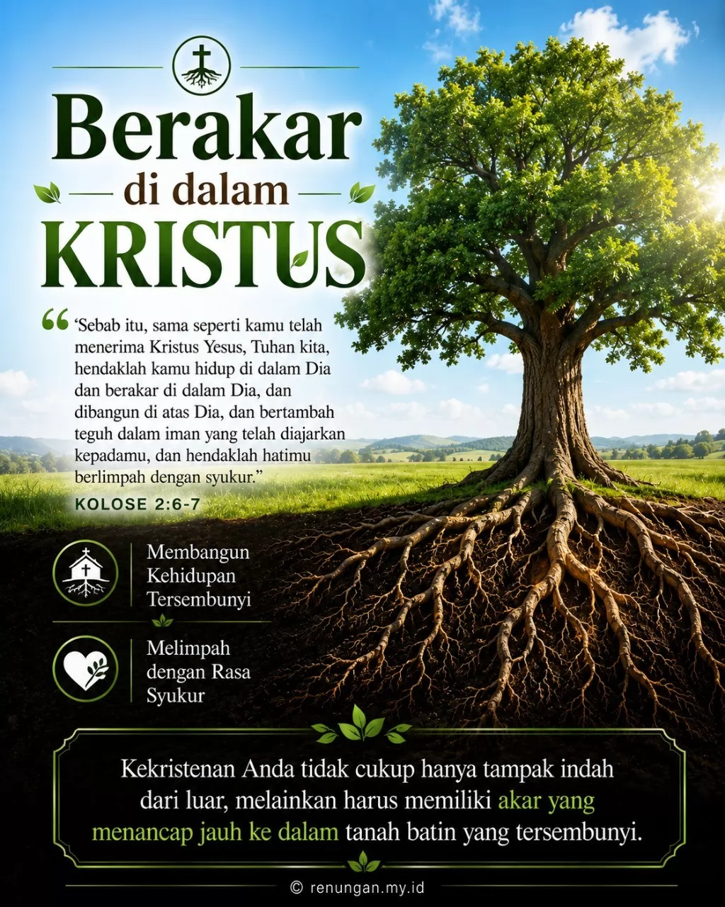 BERAKAR DI DALAM KRISTUS