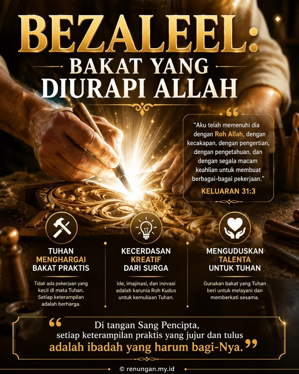 BEZALEEL: KETIKA BAKAT NON-AKADEMIK DIURAPI ALLAH