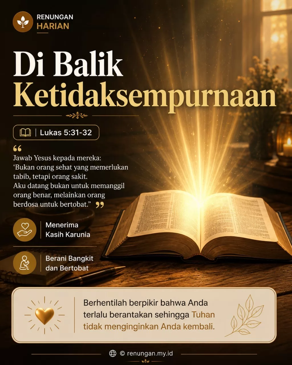 DI BALIK KETIDAKSEMPURNAAN