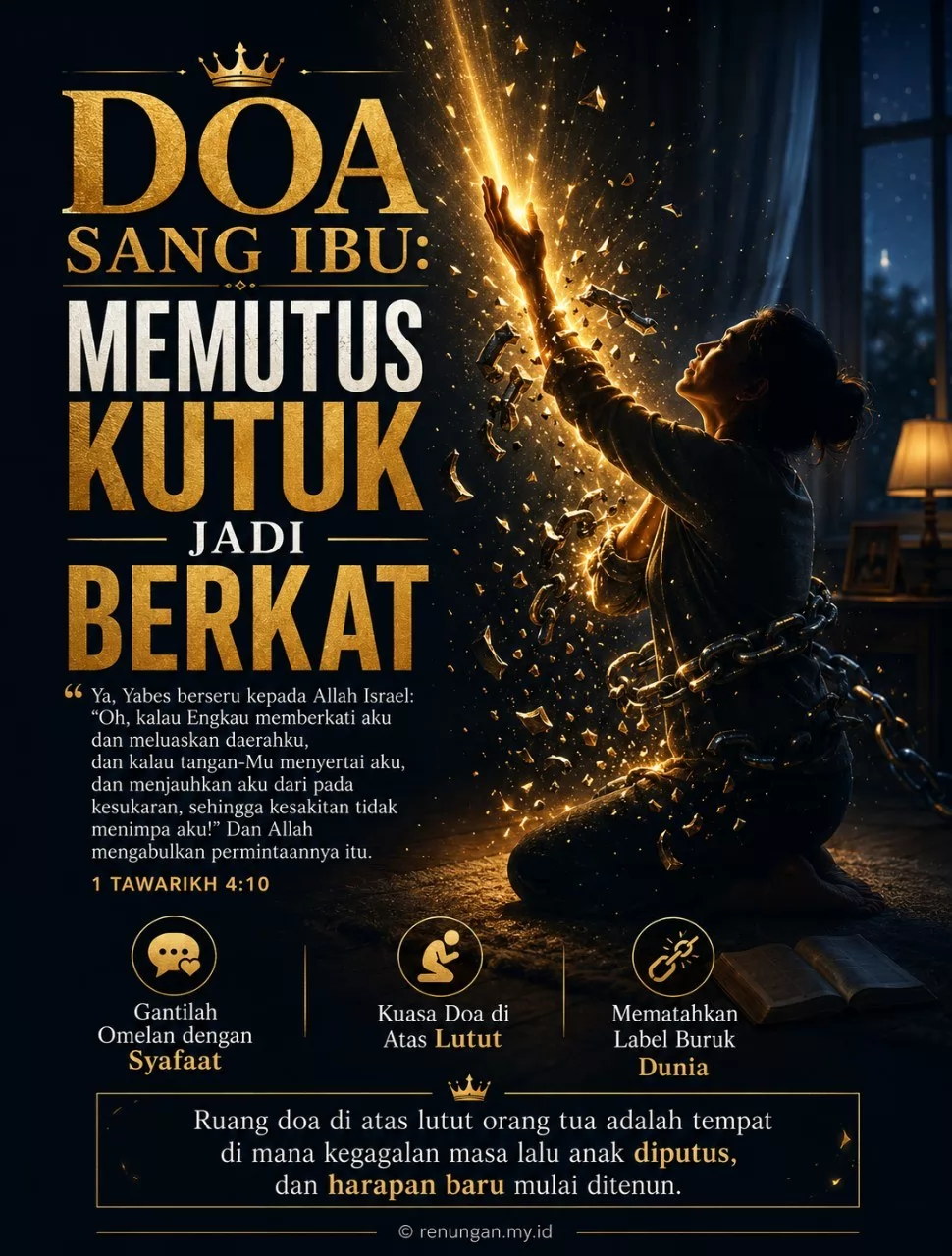 DOA SANG IBU: MEMUTUS KUTUK MENJADI BERKAT