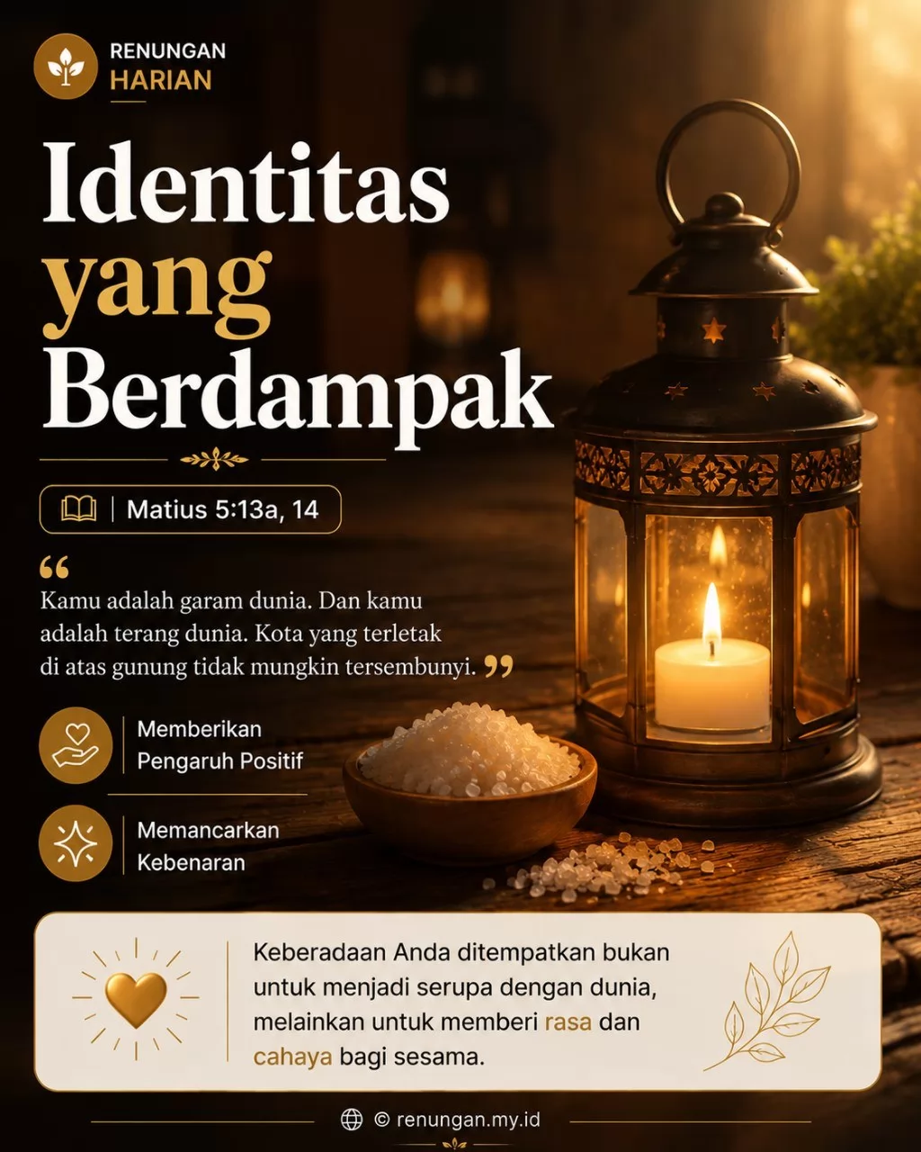 IDENTITAS YANG BERDAMPAK