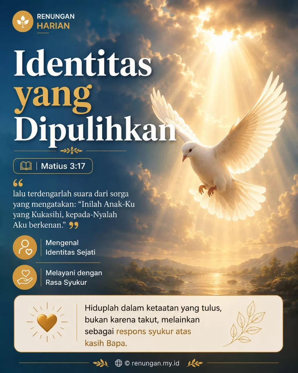 IDENTITAS YANG DIPULIHKAN