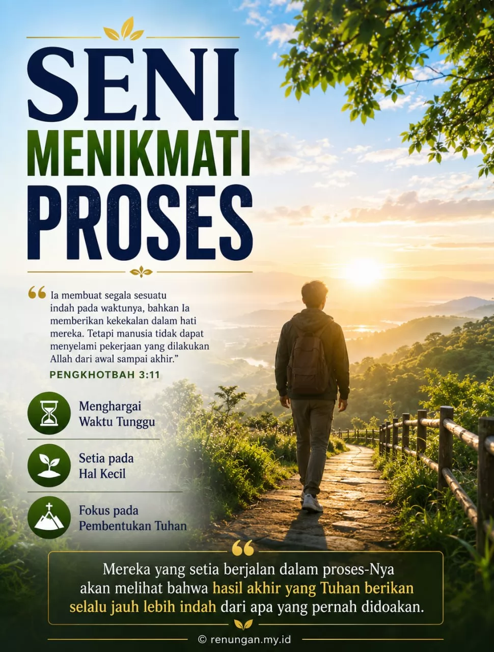 SENI MENIKMATI PROSES DI TENGAH BUDAYA INSTAN