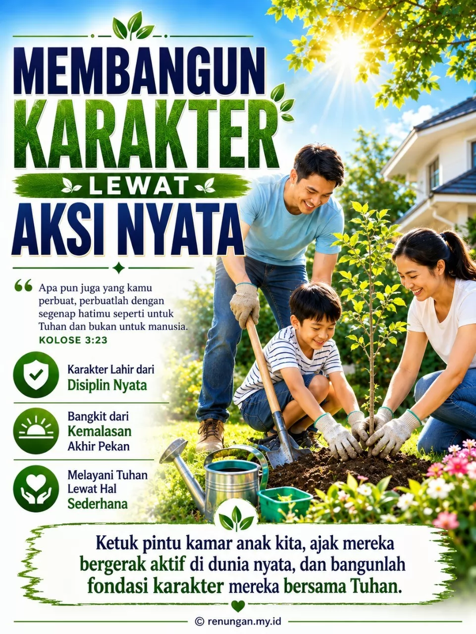 MEMBANGUN KARAKTER MELALUI AKSI NYATA DI AKHIR PEKAN