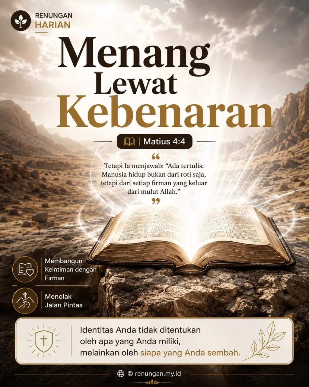 MENANG LEWAT KEBENARAN