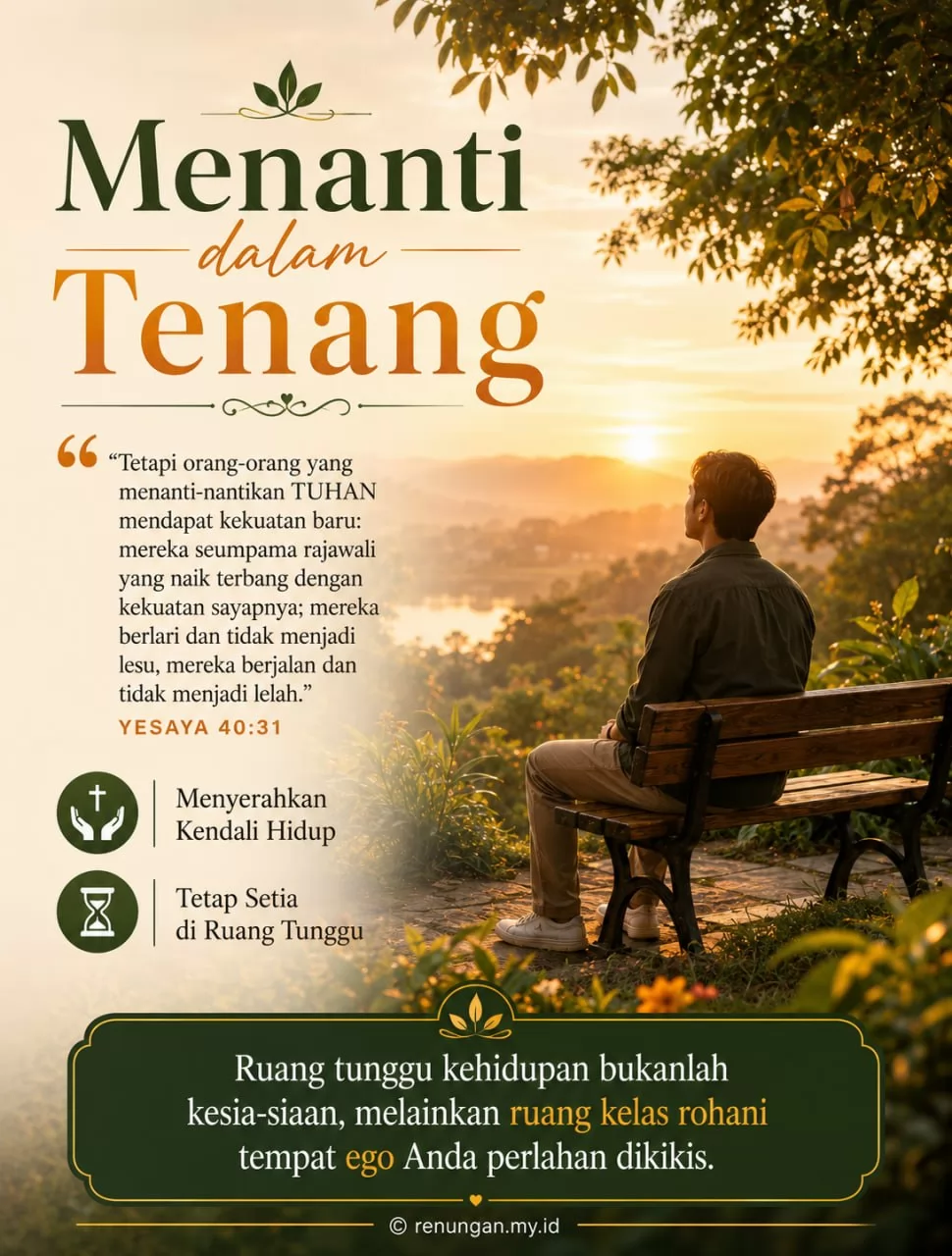 MENANTI DALAM TENANG