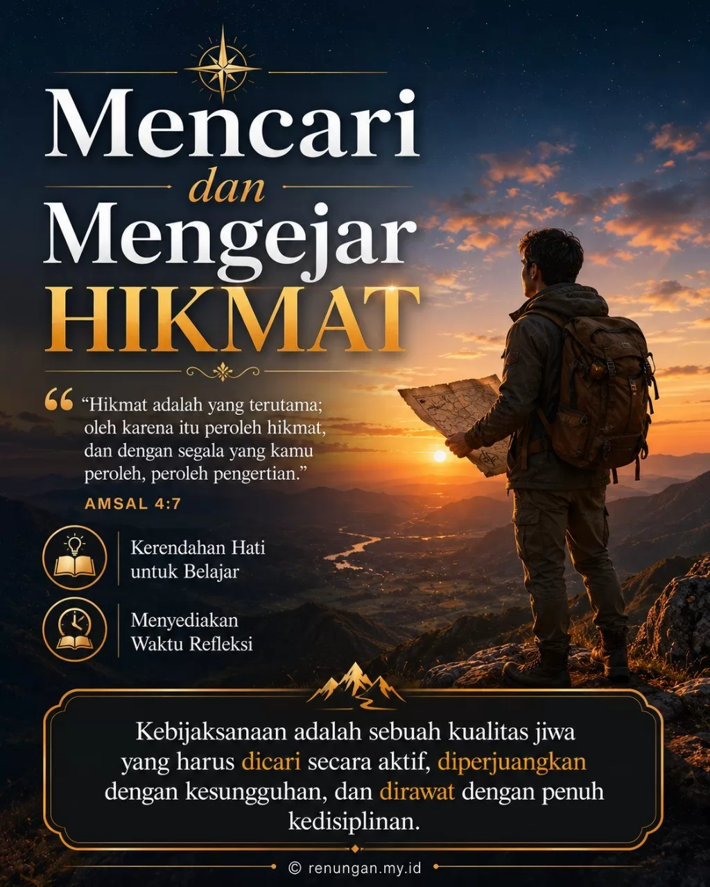MENCARI DAN MENGEJAR HIKMAT