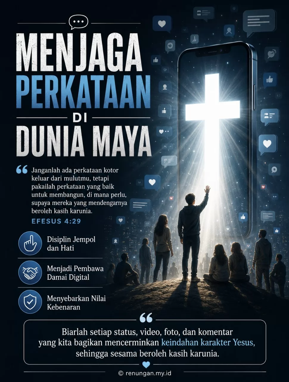 MENJAGA PERKATAAN DI DUNIA MAYA