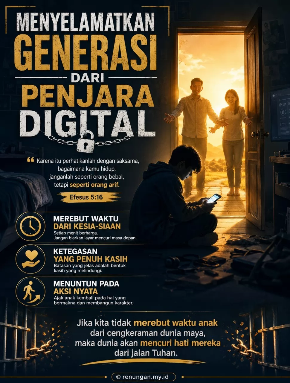 MENYELAMATKAN GENERASI DARI PENJARA DIGITAL
